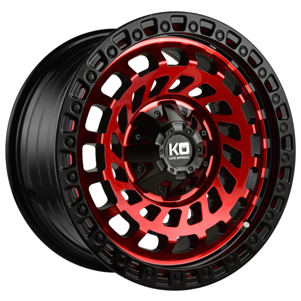 King Zombie - Gloss Black Machined Red