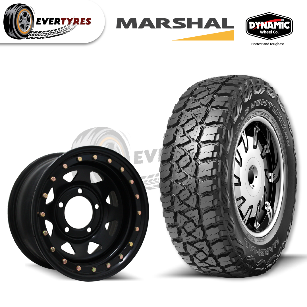 Marshal MT51 Road Venture & Dynamic Steel Imitation Beadlock Black