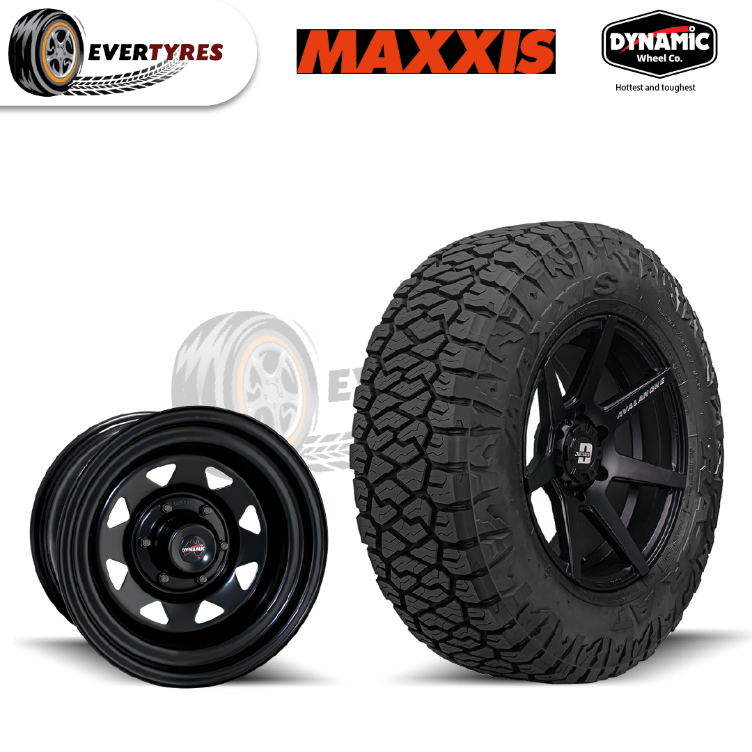 Maxxis Razr AT811 and Dynamic Steel Sunraysia Black