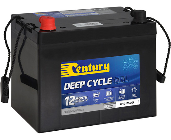 CENTURY DEEP CYCLE GEL Battery C12-75DG