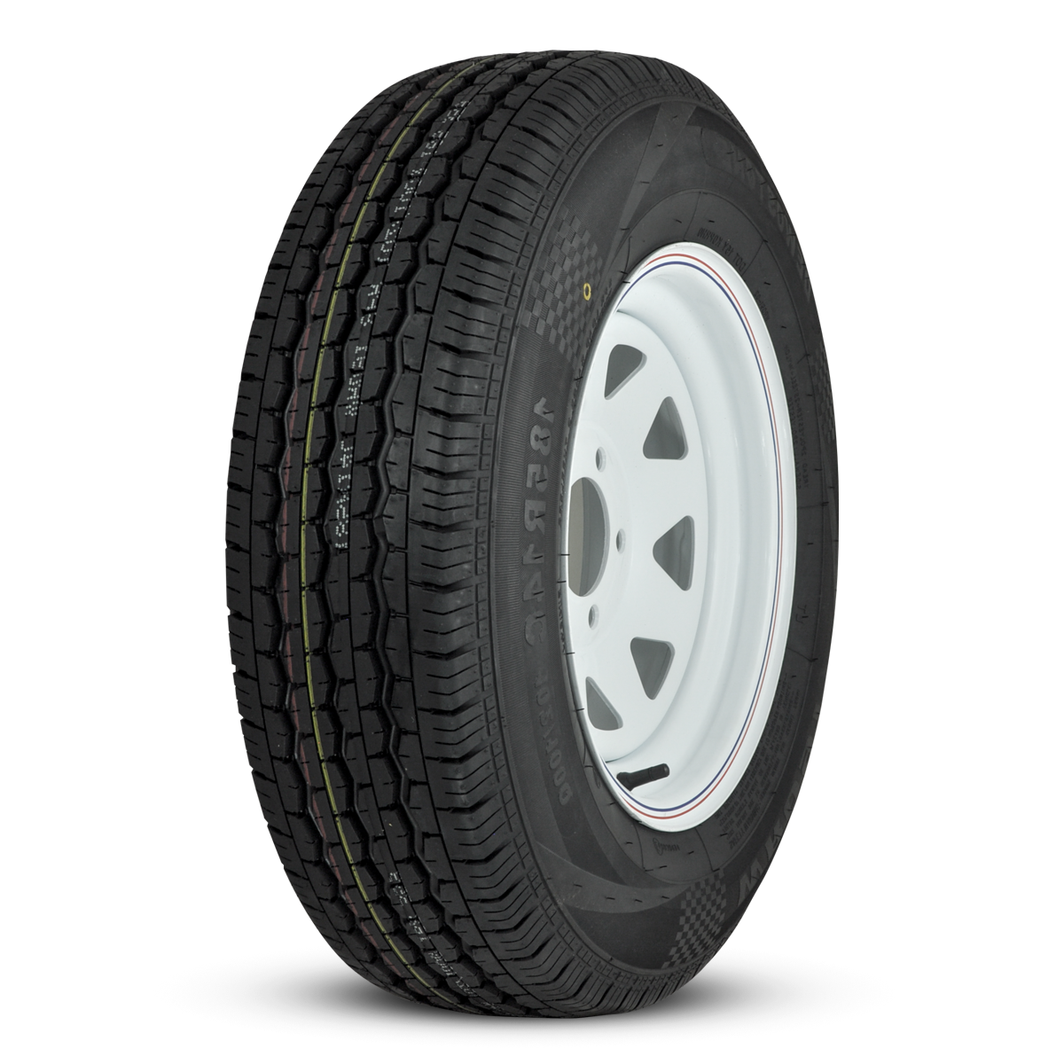 Steel Wheel Fitted with 185R14C