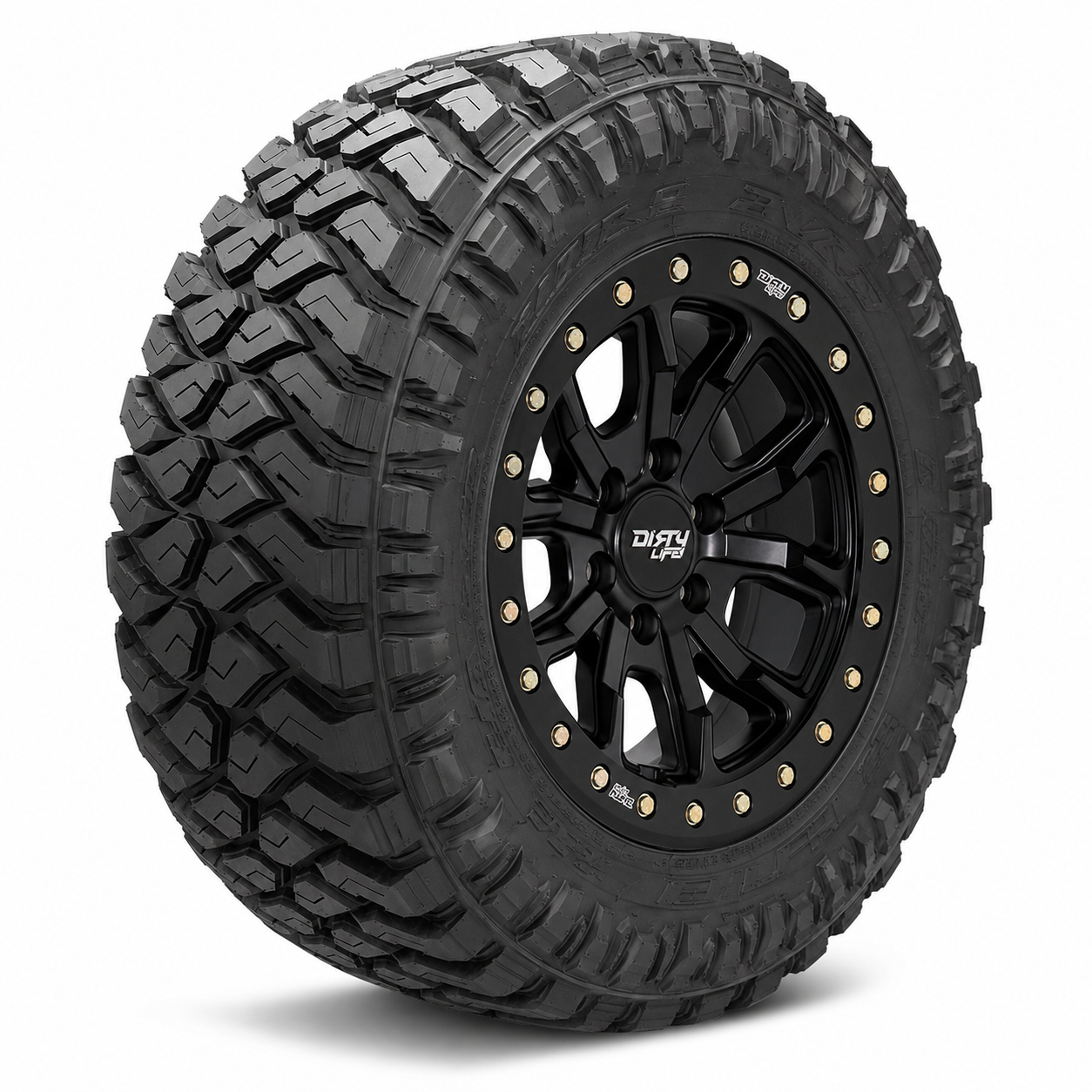 Maxxis RAZR MT772 & DIRTY LIFE DT1 Matte Black