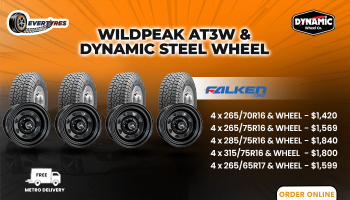 SALE! Falken Wildpeak AT3W & Dynamic Steel Wheel Packages